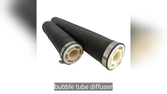 Power Saving Silicon Rubber Membrane Fine Bubble Tube Diffusers