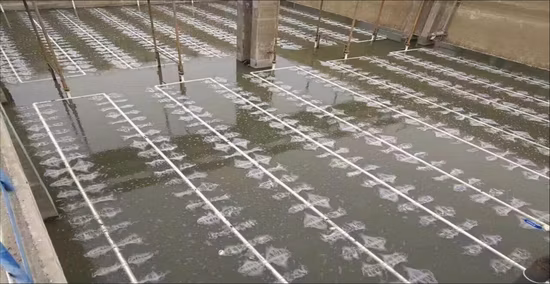 미세 다공성 폭기 튜브 공급 디퓨저